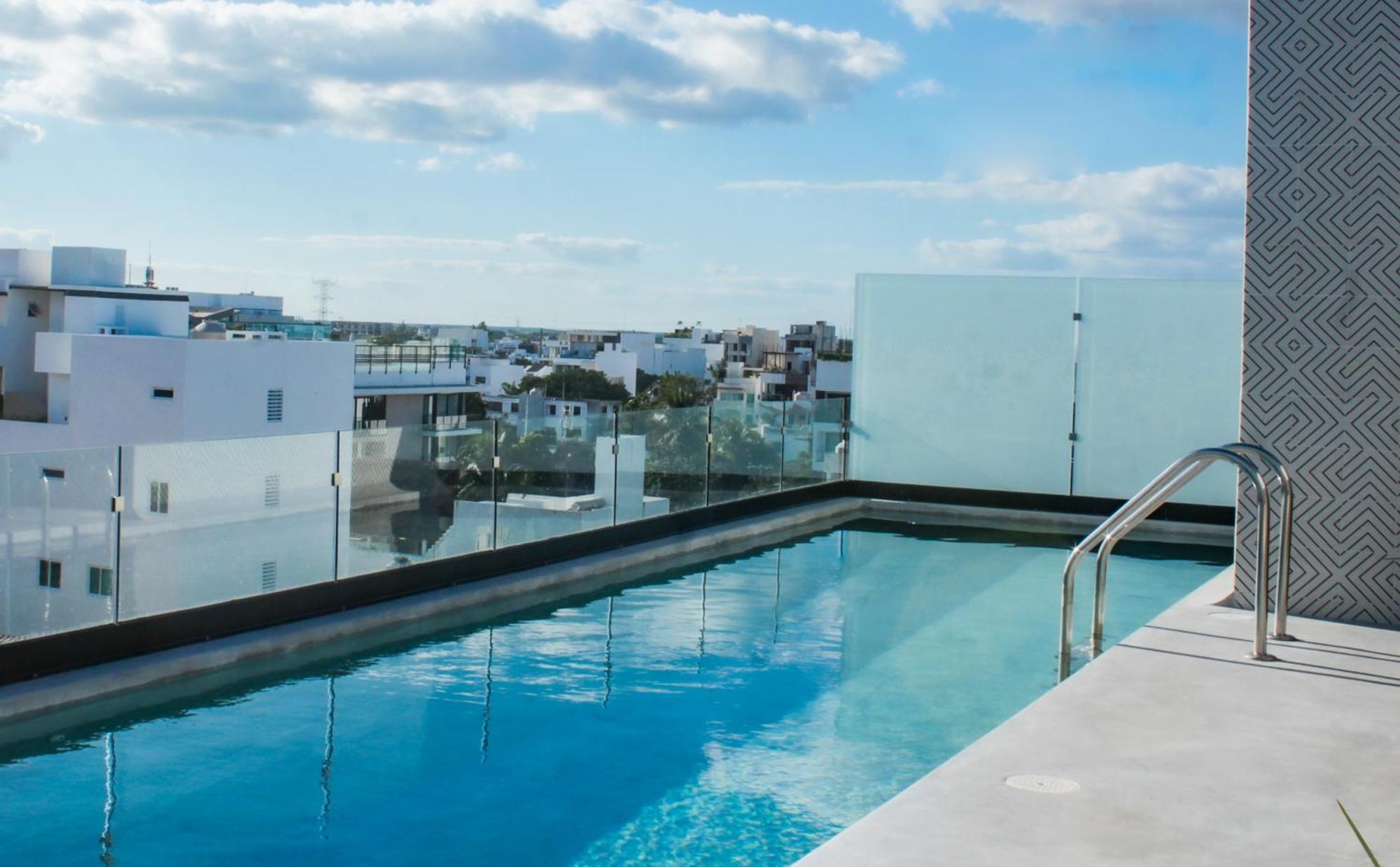 Big, Modern And Beautiful Beach Apartament 1Br Ocean View Плая дел Кармен Екстериор снимка