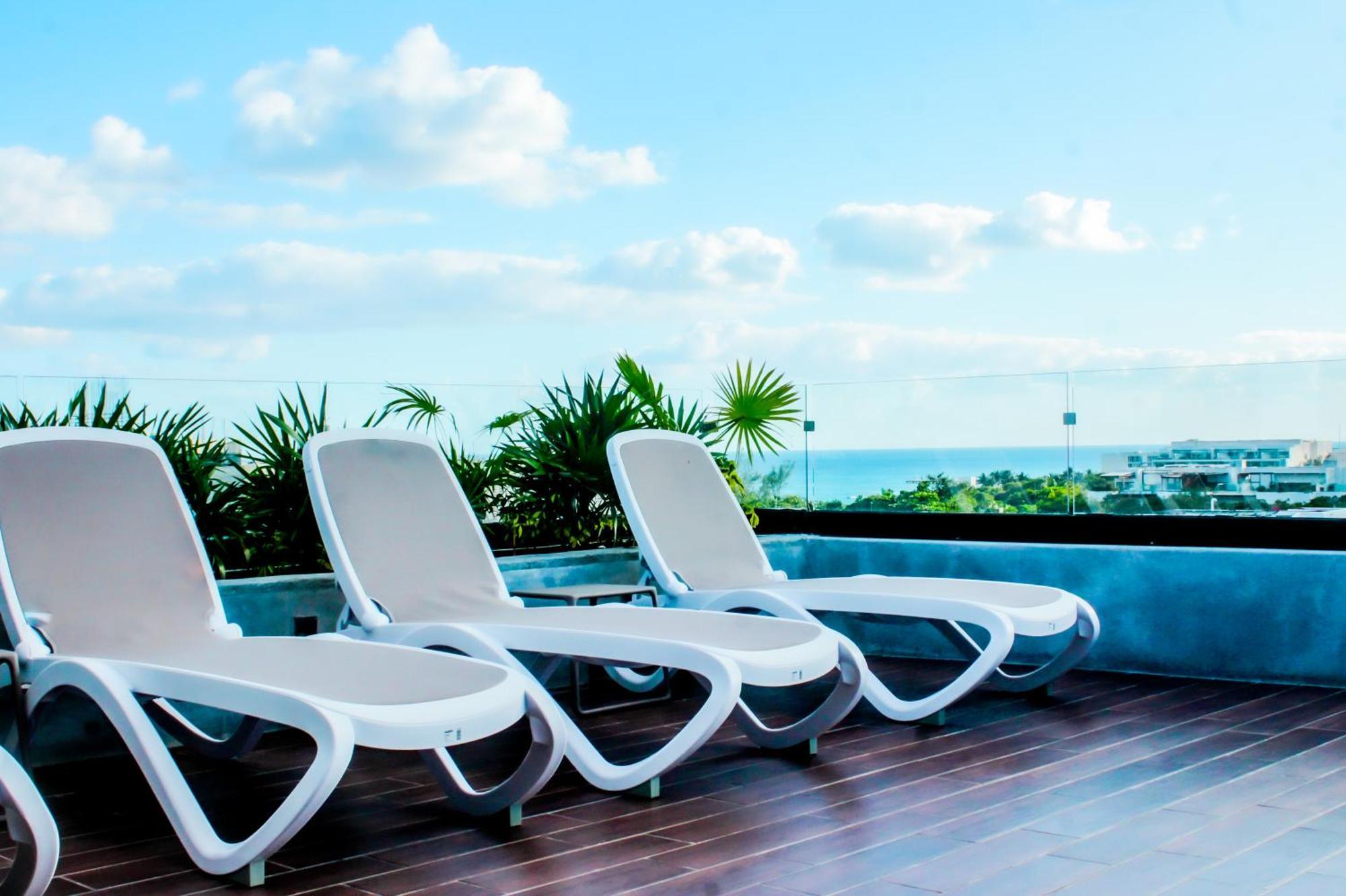 Big, Modern And Beautiful Beach Apartament 1Br Ocean View Плая дел Кармен Екстериор снимка