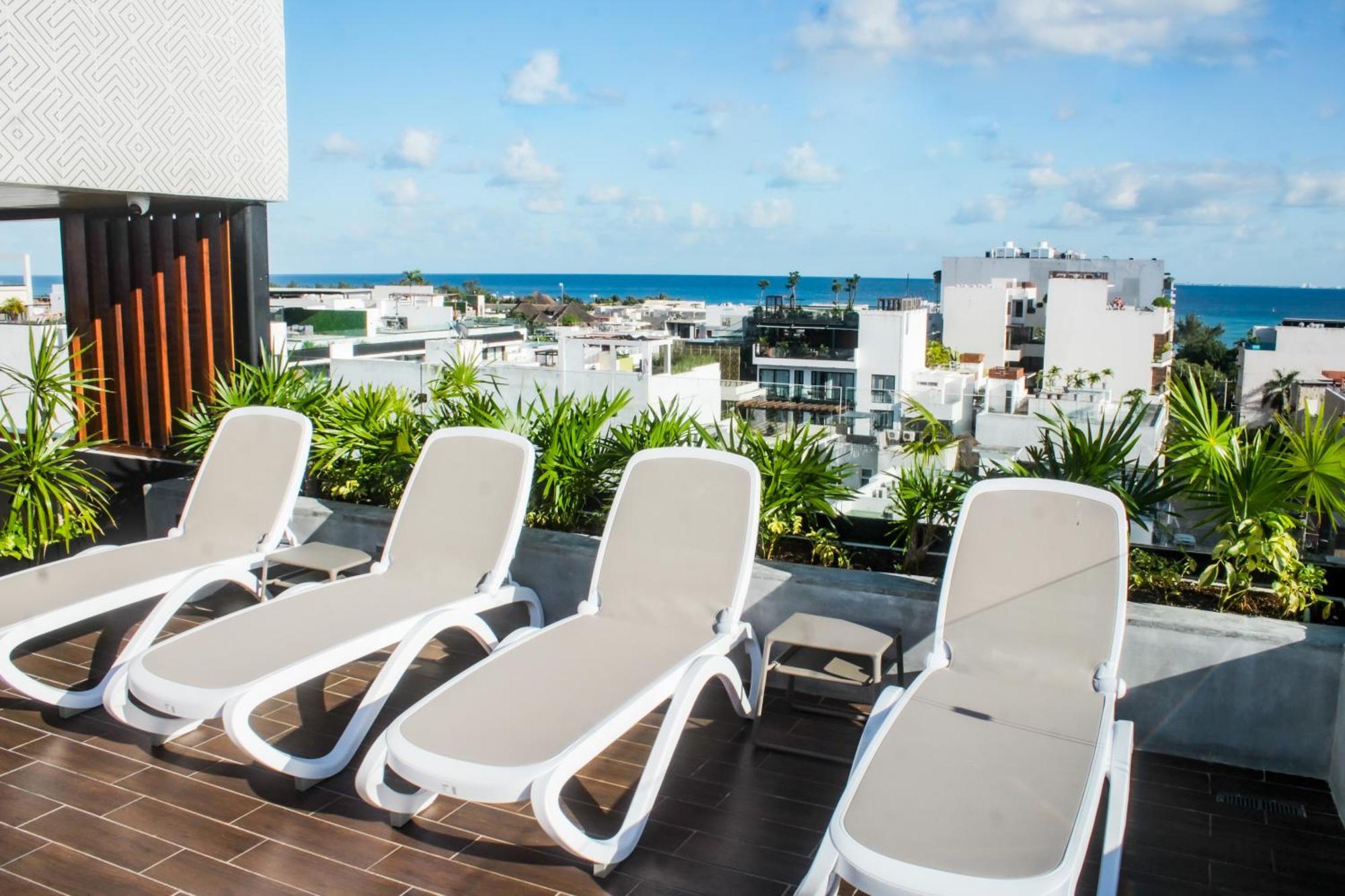 Big, Modern And Beautiful Beach Apartament 1Br Ocean View Плая дел Кармен Екстериор снимка