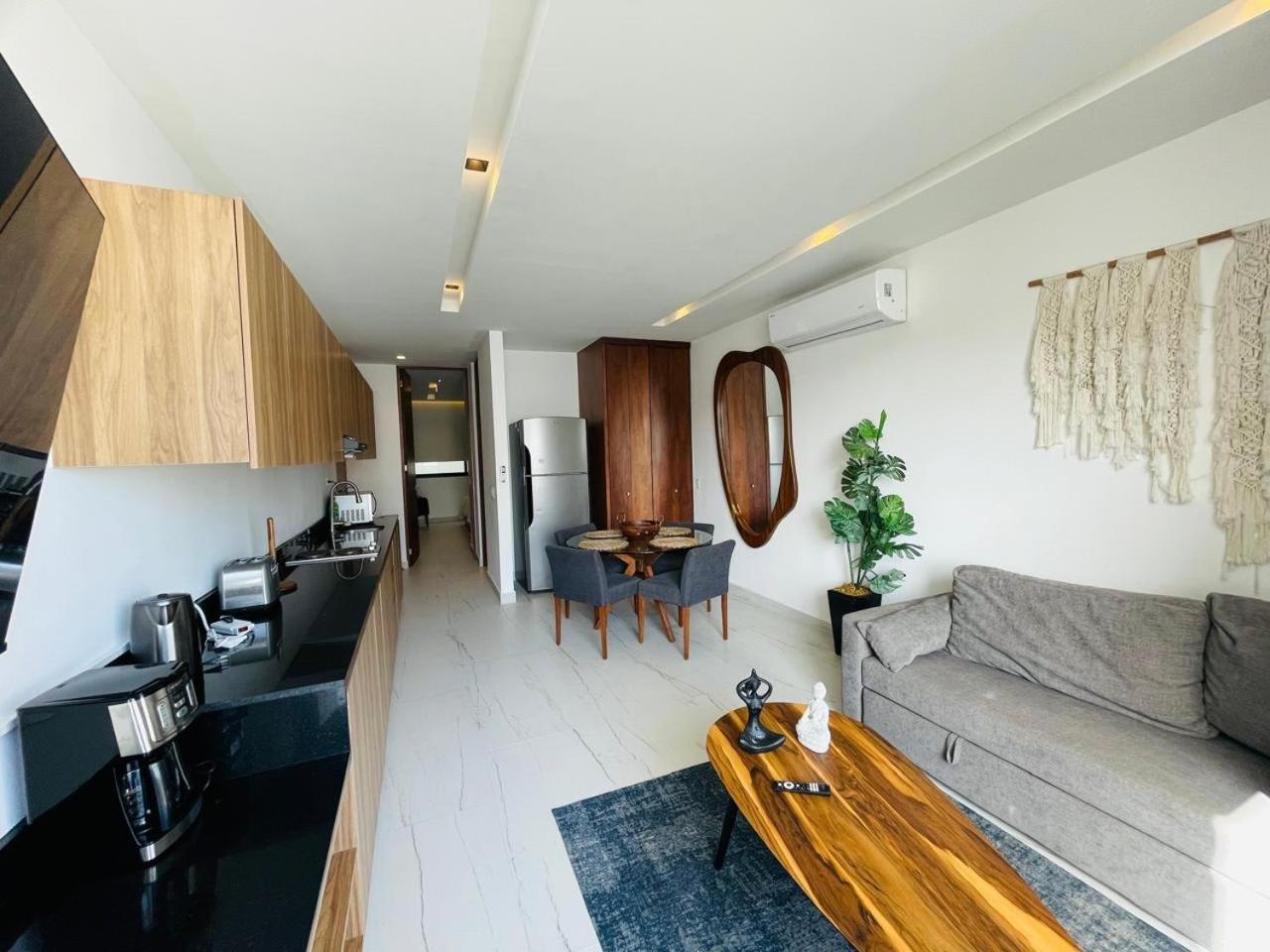 Big, Modern And Beautiful Beach Apartament 1Br Ocean View Плая дел Кармен Екстериор снимка
